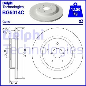Гальмiвнi диски delphi BG5014C