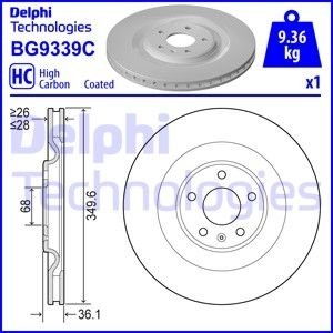 Гальмiвнi диски delphi BG9339C