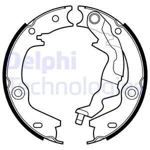Колодки ручного (стоячого) тормоза delphi LS2161