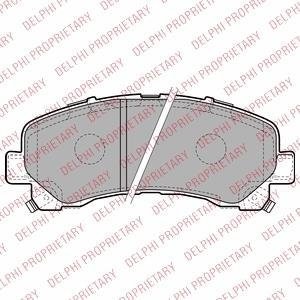 Тормозні (гальмівні) колодки delphi LP2229