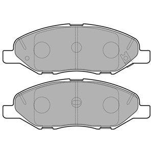 Передние тормозные колодки delphi LP3169