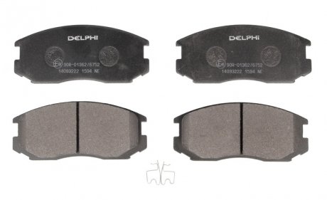 Передние тормозные колодки delphi LP1594