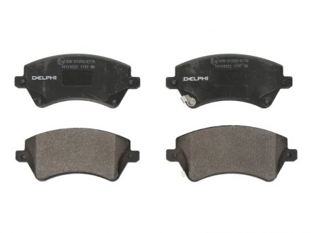 Тормозные колодки delphi LP1737