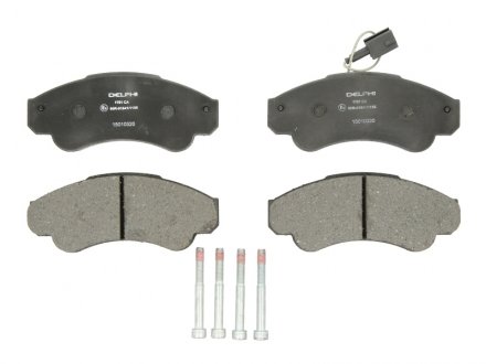 Тормозні (гальмівні) колодки delphi LP1751