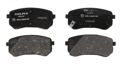 Тормозні (гальмівні) колодки delphi LP1976