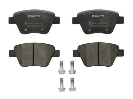 Задні тормозні (гальмівні) колодки delphi LP2178