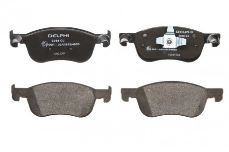 Тормозные колодки delphi LP3365 на Рено 11