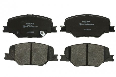 Тормозні (гальмівні) колодки delphi LP3370