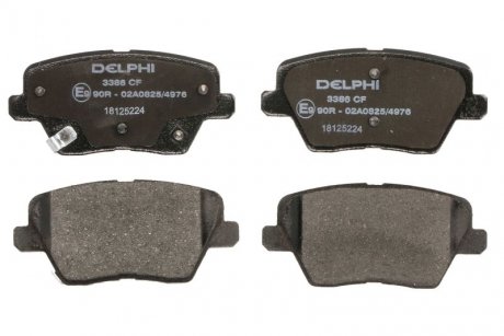 Тормозні (гальмівні) колодки delphi LP3386