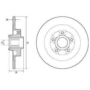 Тормозной диск delphi BG9138RS