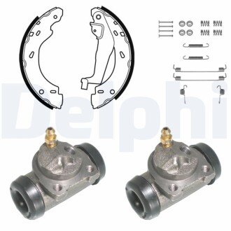 Колодки ручного (стоячого) тормоза delphi KP1081 на Smart Citi-Coupe