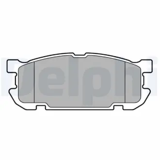 Колодки ручного (стоячого) гальма delphi LP3690