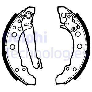 Колодки ручного (стоячого) тормоза delphi LS1276 на Фольксваген Пассат б2