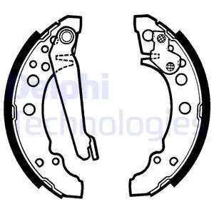 Колодки ручного (стоячого) гальма Delphi LS1276