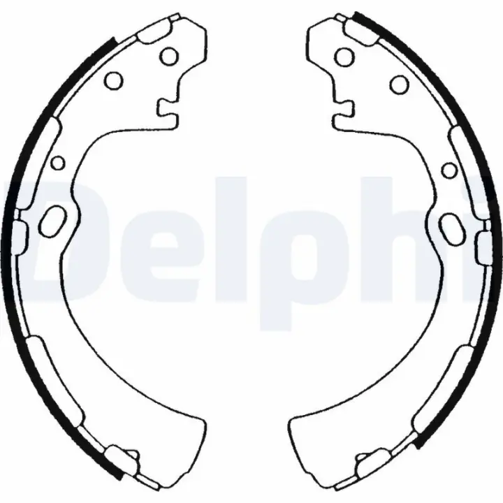 Колодки ручного (стоячого) тормоза delphi LS1505