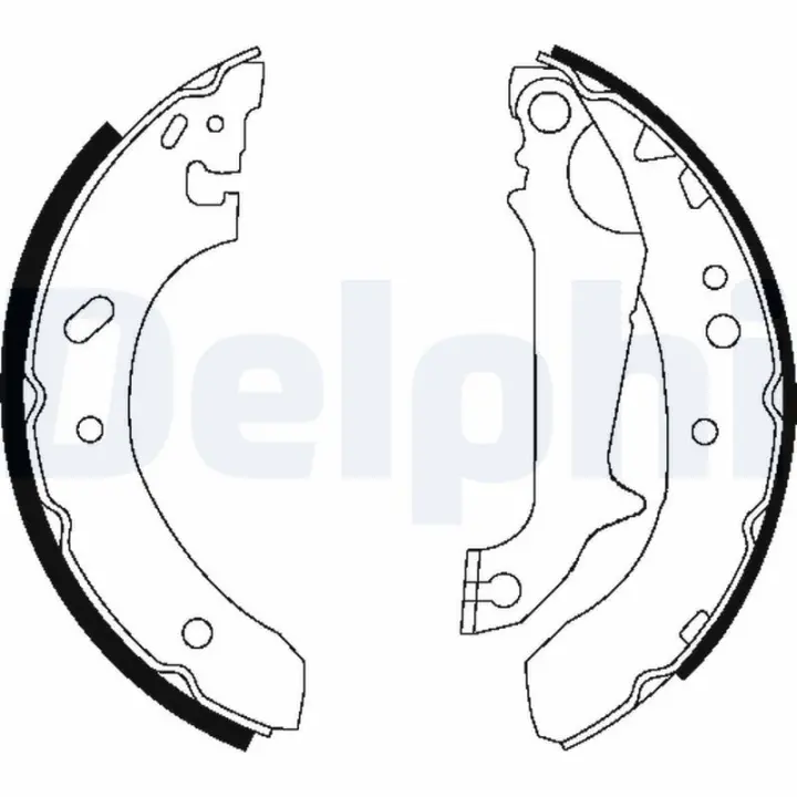 Колодки ручного (стоячого) гальма Delphi LS1683 (фото 1)