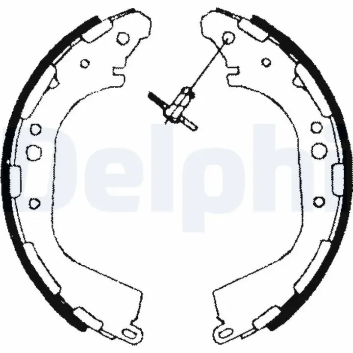 Колодки ручного (стоячого) тормоза delphi LS1709