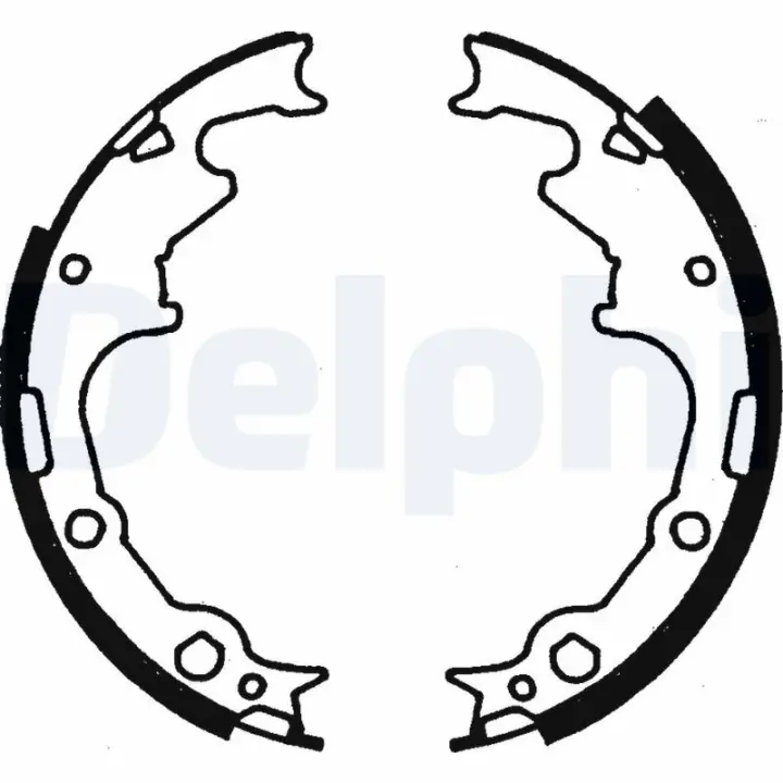 Колодки ручного (стоячого) тормоза delphi LS1780