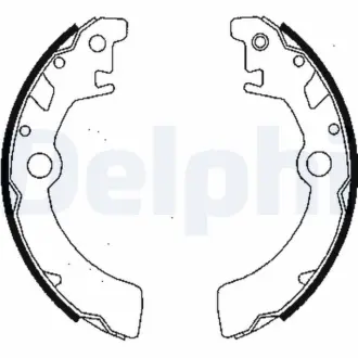 Колодки ручного (стоячого) гальма delphi LS1846