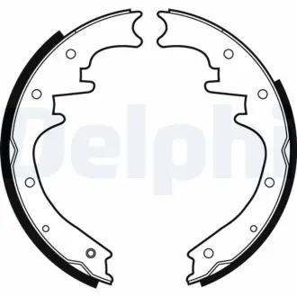 Колодки ручного (стоячого) гальма Delphi LS1872
