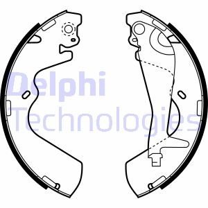 Колодки ручного (стоячого) гальма delphi LS1934 на Форд Скорпио 2