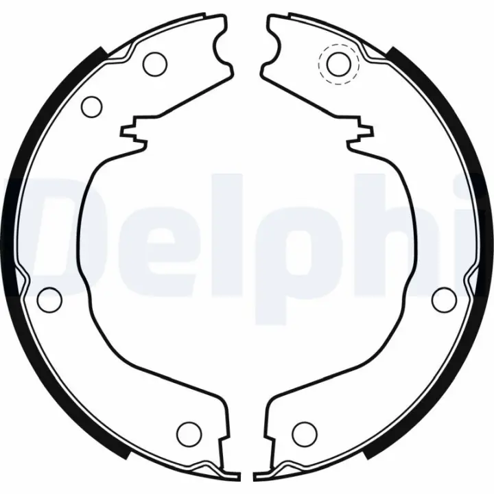 Колодки ручного (стоячого) тормоза delphi LS2007