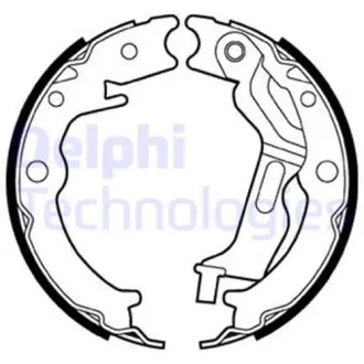 Колодки ручного (стоячого) гальма Delphi LS2025
