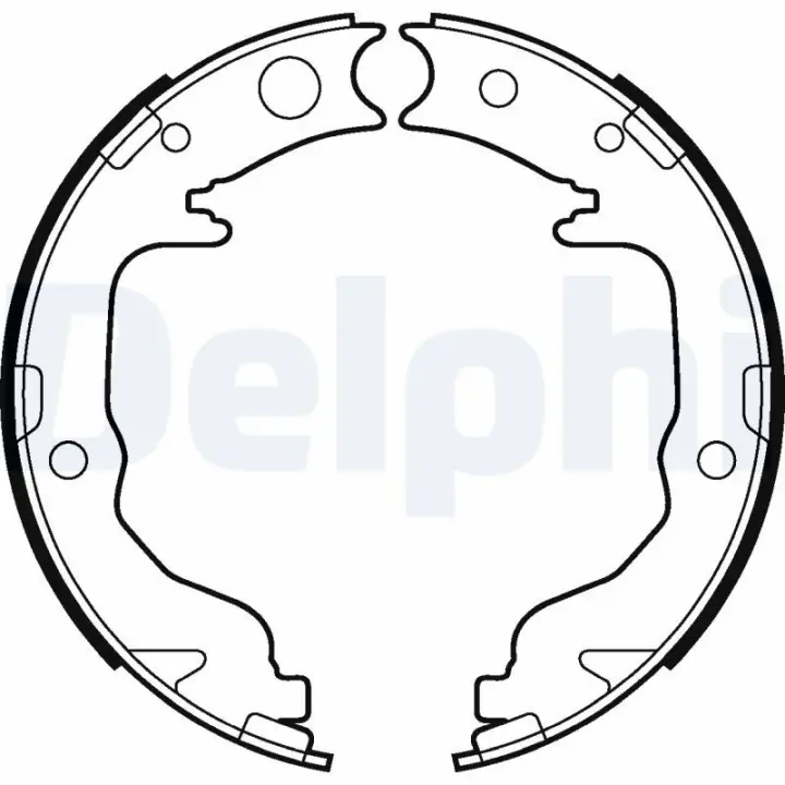 Колодки ручного (стоячого) тормоза delphi LS2026