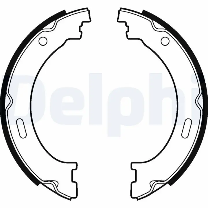 Колодки ручного (стоячого) гальма Delphi LS2041 (фото 1)