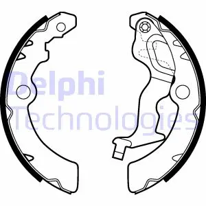 Колодки ручного (стоячого) гальма Delphi LS2045