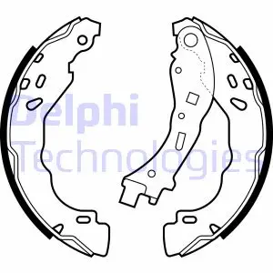 Колодки ручного (стоячого) гальма Delphi LS2065