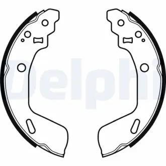Колодки ручного (стоячого) гальма Delphi LS2073