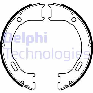 Колодки ручного (стоячого) тормоза delphi LS2076 Jeep Cherokee