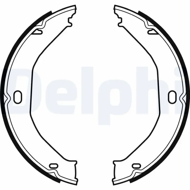 Колодки ручного (стоячого) гальма Delphi LS2078 (фото 1)