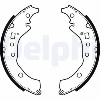 Колодки ручного (стоячого) гальма Delphi LS2079