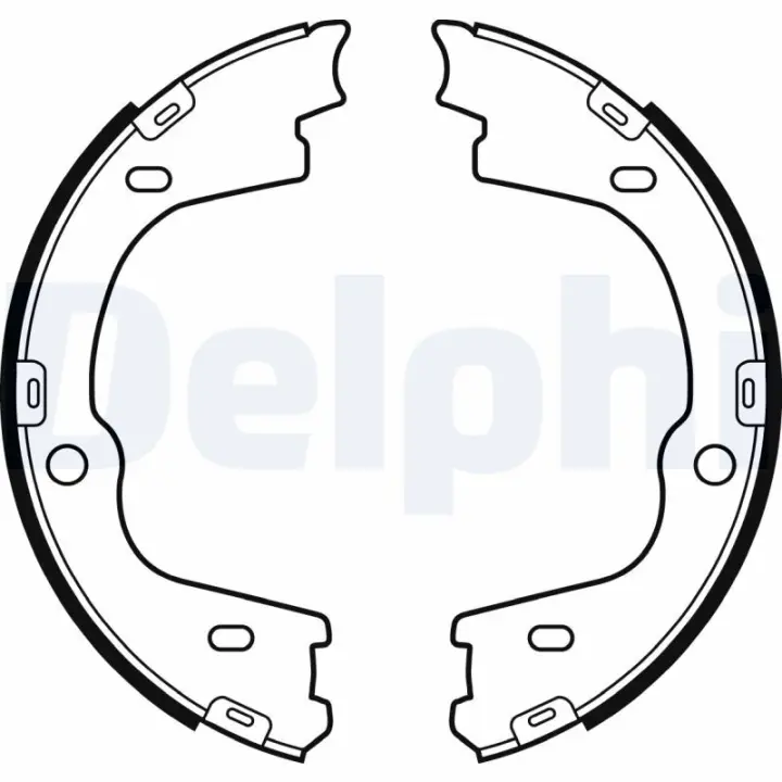 Колодки ручного (стоячого) гальма Delphi LS2086 (фото 1)