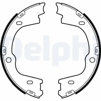 Колодки ручного (стоячого) гальма Delphi LS2086