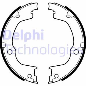 Колодки ручного (стоячого) тормоза delphi LS2106