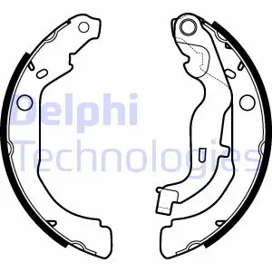 Колодки ручного (стоячого) гальма Delphi LS2127