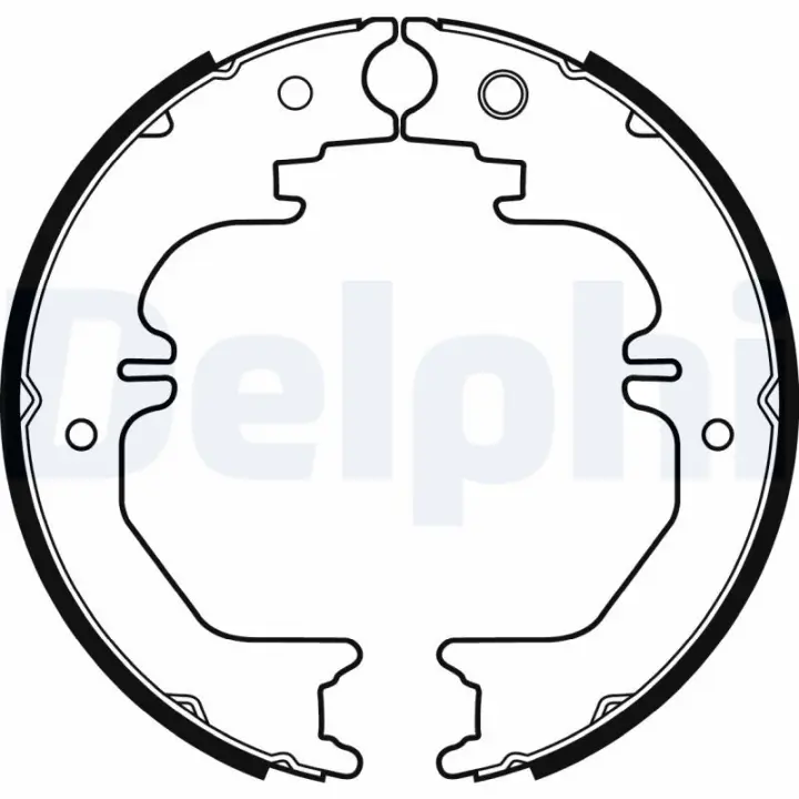 Колодки ручного (стоячого) гальма Delphi LS2132 (фото 1)