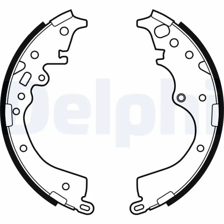 Колодки ручного (стоячого) тормоза delphi LS2133