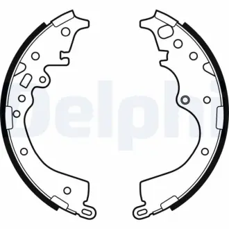 Колодки ручного (стоячого) тормоза delphi LS2133
