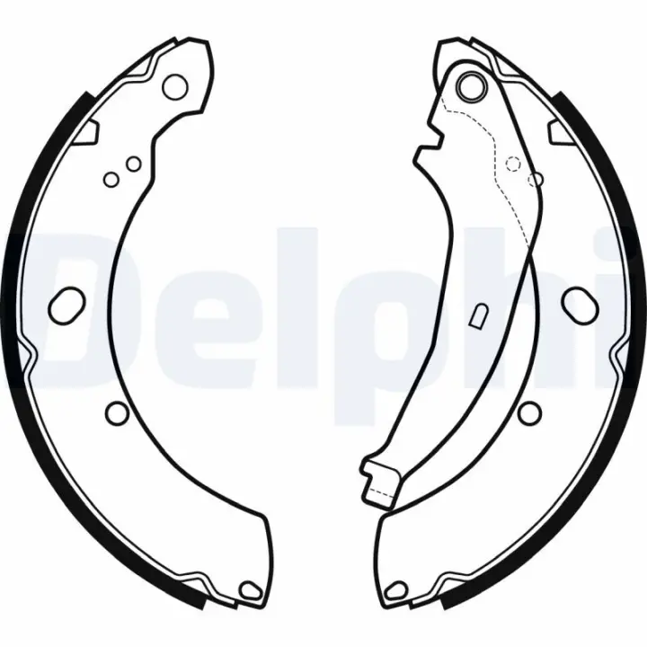 Колодки ручного (стоячого) тормоза delphi LS2136
