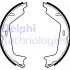 Колодки ручного (стоячого) гальма Delphi LS2144 (фото 1)