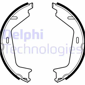 Колодки ручного (стоячого) гальма Delphi LS2144