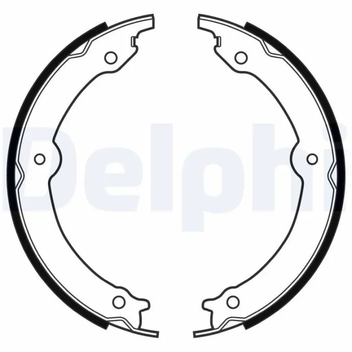 Колодки ручного (стоячого) тормоза delphi LS2152