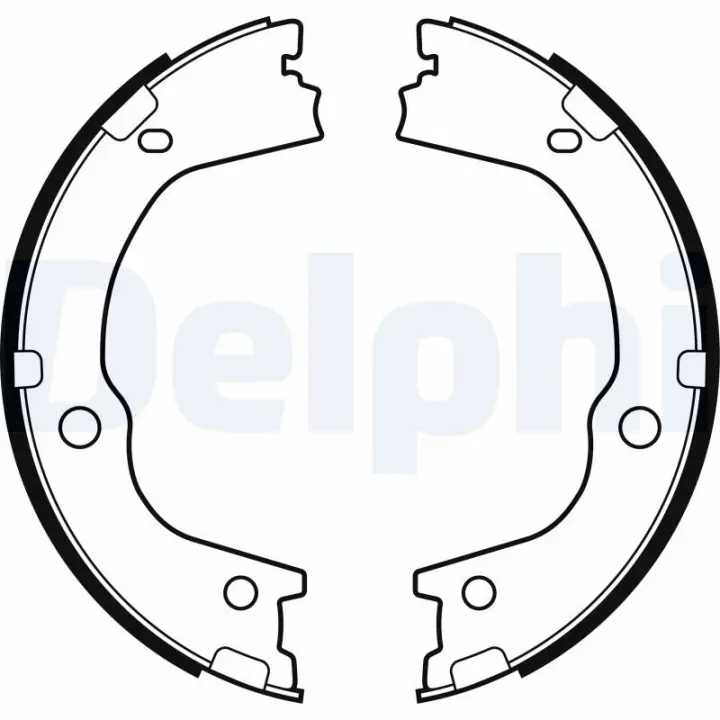 Колодки ручного (стоячого) тормоза delphi LS2159