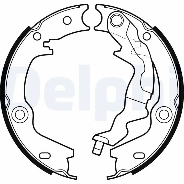 Колодки ручного (стоячого) тормоза delphi LS2161