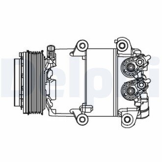 Комплект зчеплення в зборі delphi CS20466