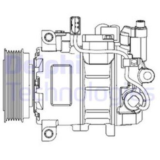 Комплект сцепления в сборе delphi CS20476